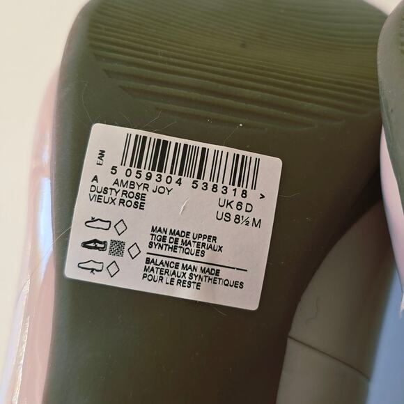 Clarks Ambyr Joy Dusty Pink Patent Leather Pump Heels Size 8.5 - Picture 10 of 11